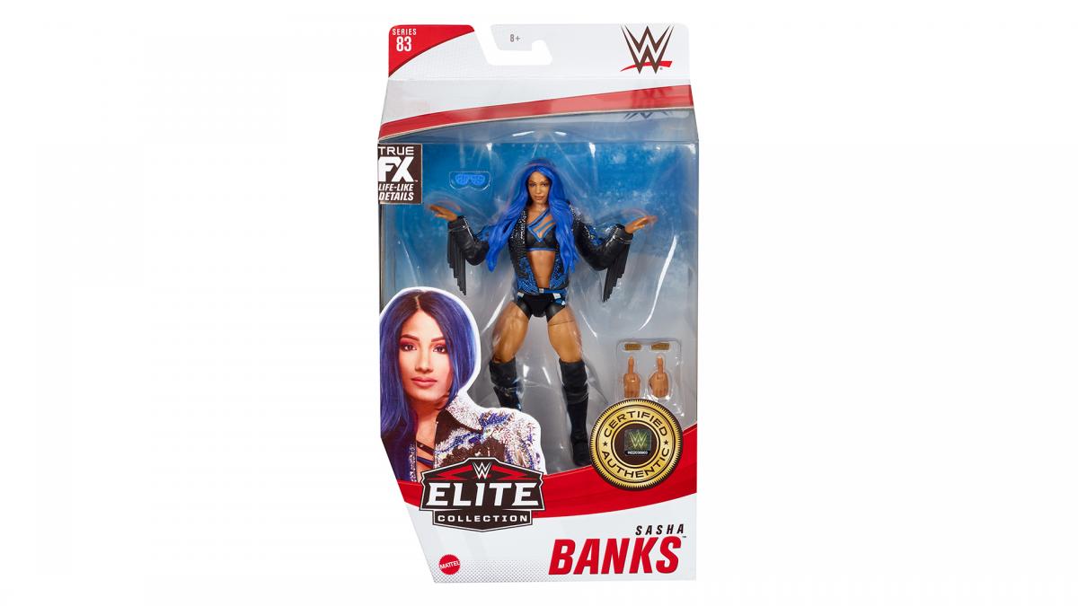 6. WWE Ultimate Edition Sasha Banks Action Figure with Blue Hair - wide 8