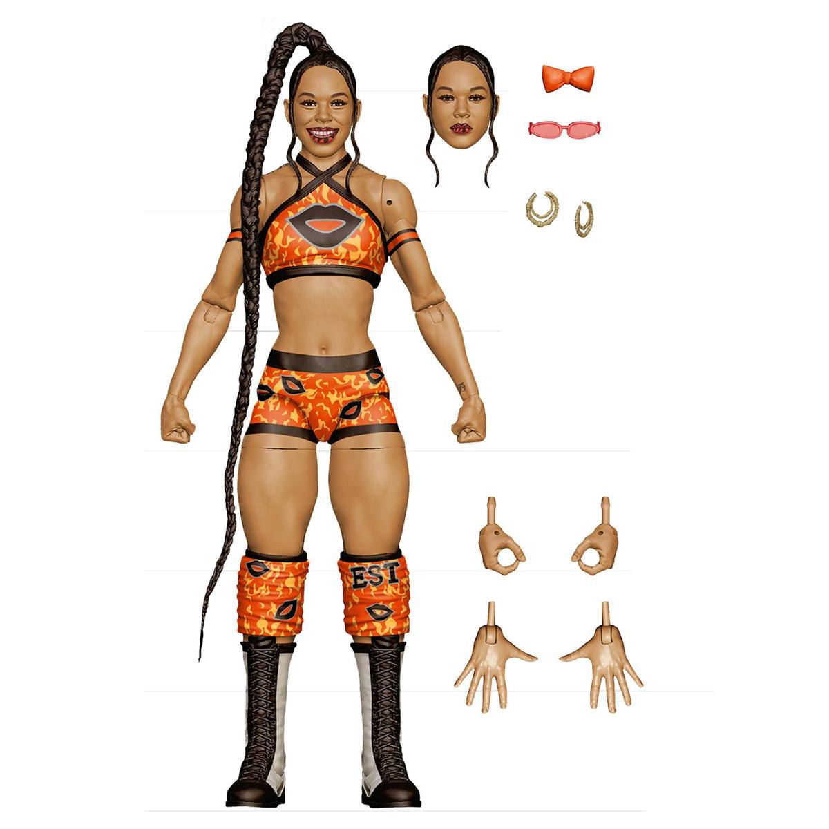 Mattel WWE Main Event - John Cena, personaggio collezionabile Superstar Series 159, action figure snodata da 15+ cm con aspetto realistico, giocattolo per bambini, 6+ anni, JGD45