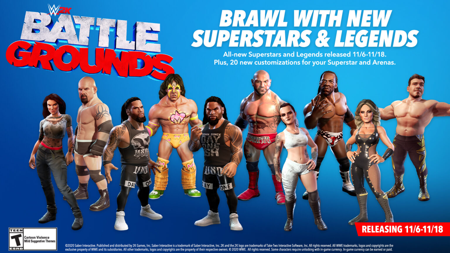 Ruby Ridge 2k WWE 2K Battlegrounds Ruby Riott, Lita & Trish Stratus Release Dates ...