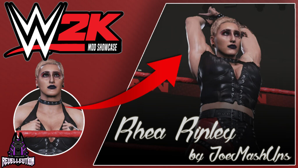 WWE 2K Mod Showcase: Rhea Ripley! #WWE2KMods #WWE #RheaRipley ...